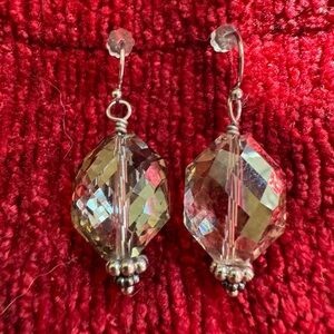 Gorgeous Vintage crystal drop earrings